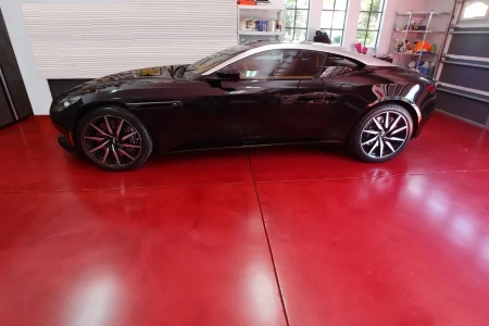 Red Epoxy Garage Floor in the Sarasota Area Thumbnail